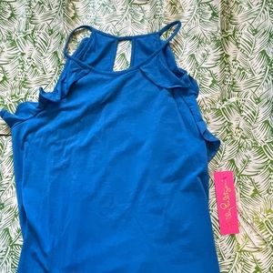 Lilly Pulitzer NWT blue Billie Top size L
